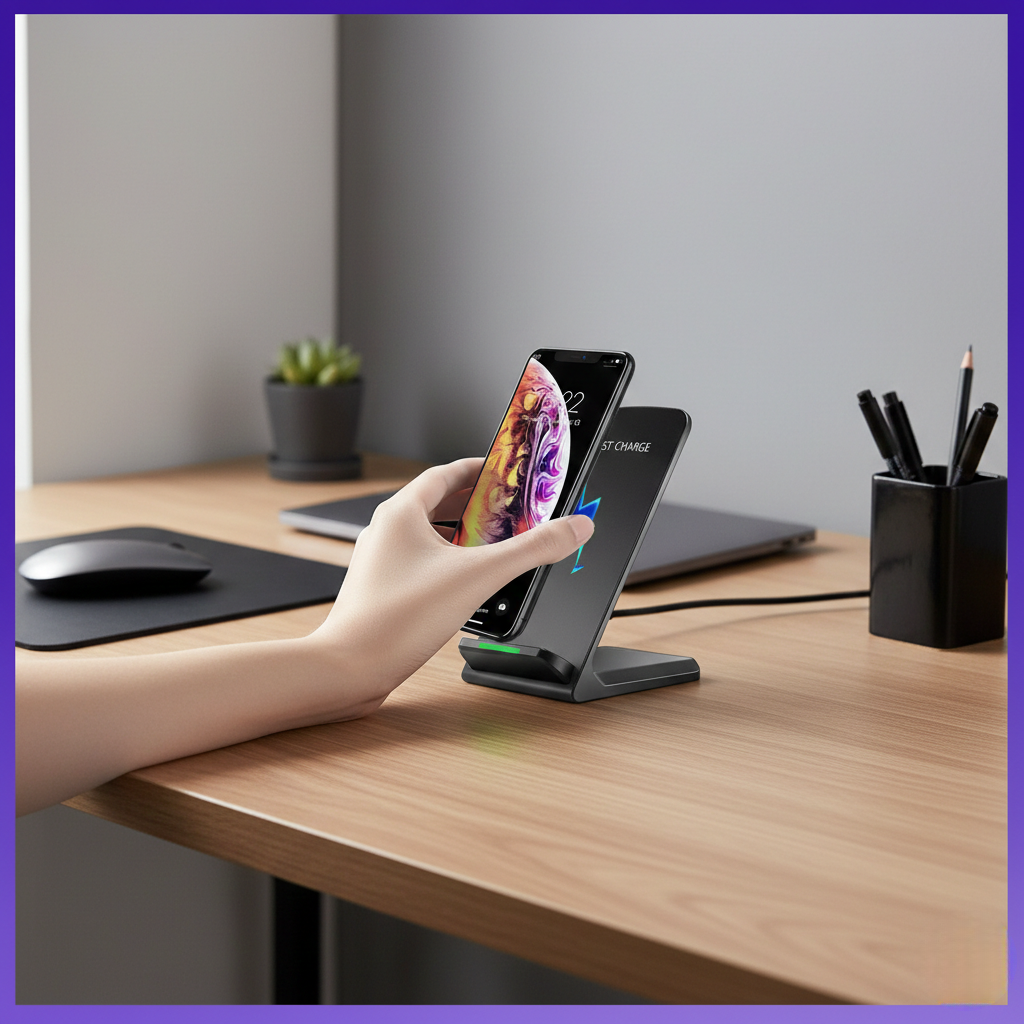 Supporto Magnetico Auto con Caricatore Wireless - 65W Fast Charge