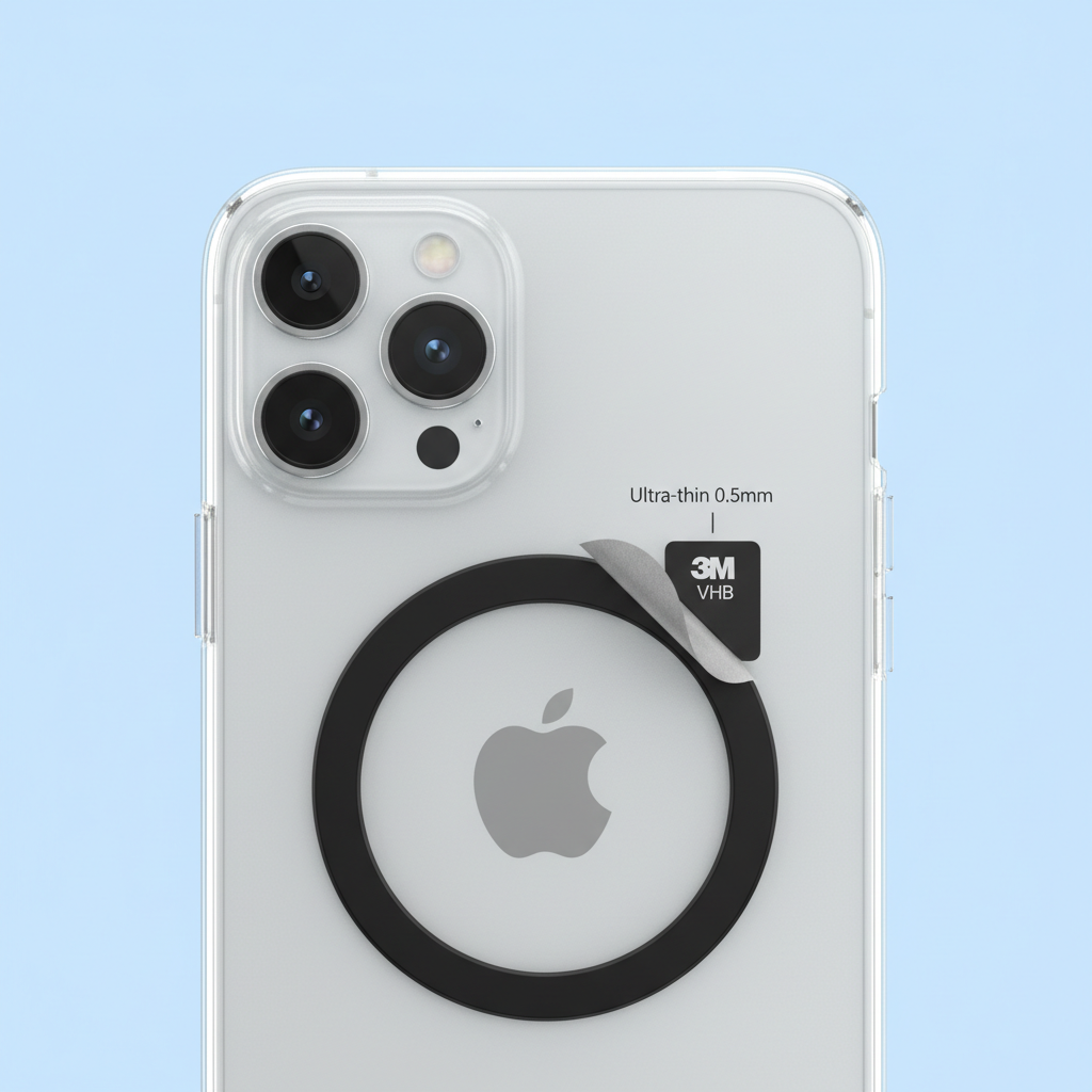 Anelli Magnetici Adesivi per Smartphone - Pack da 3